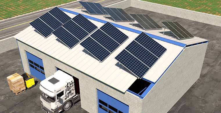 Sistema triangular de aluminio abierto